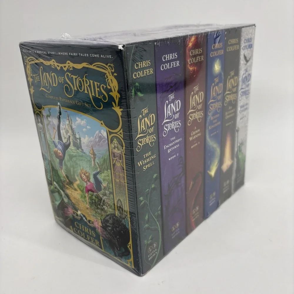The Land of Stories Gift Set by Chris Colfer, Paperback Fantasy Age 9-12 6 Books